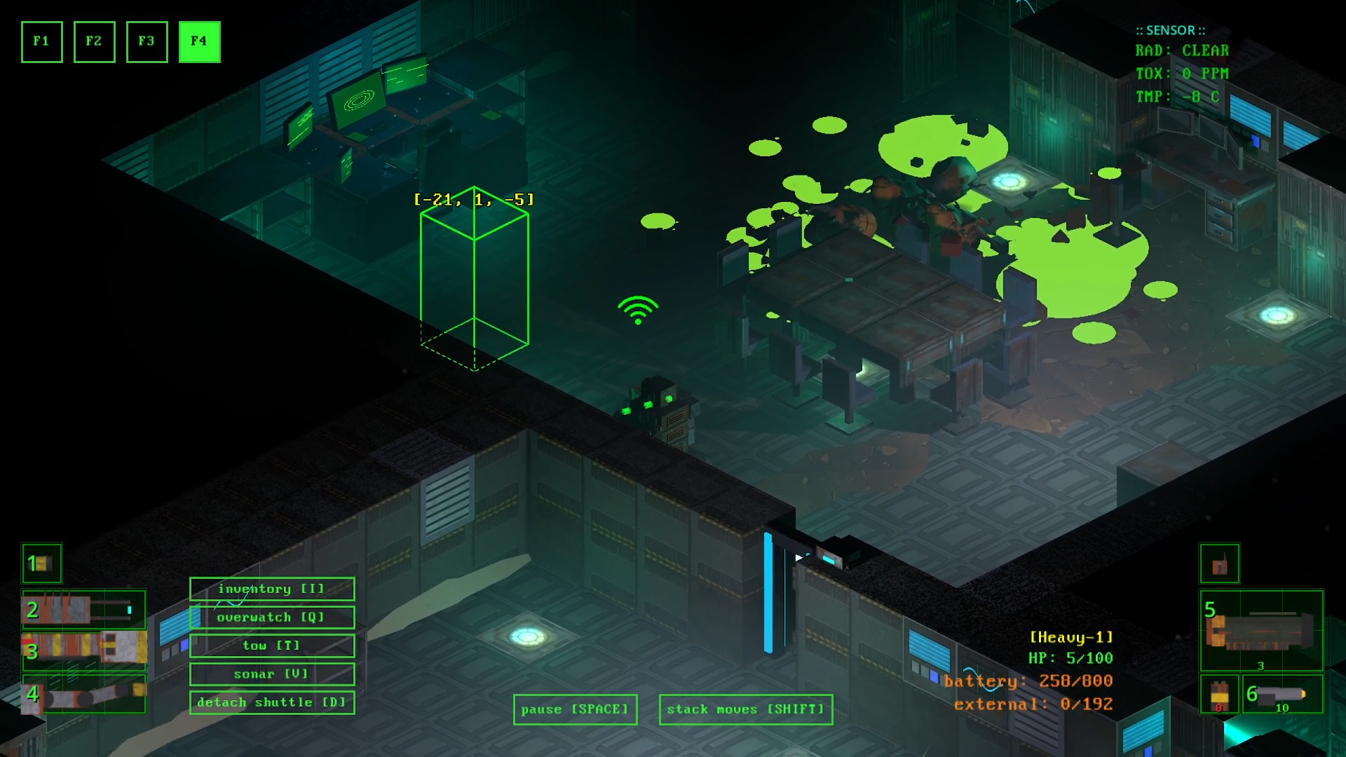 Iron Graves Gameplay - Tactical Interface